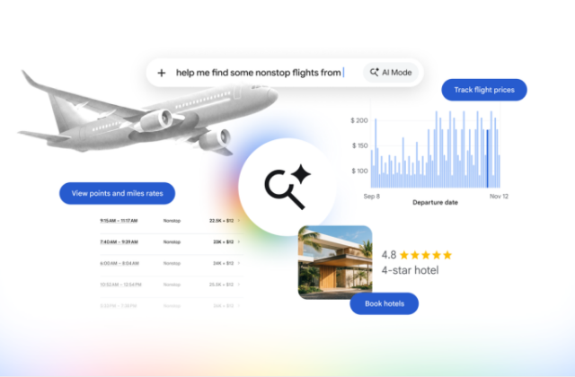 Google AI Mode peut désormais vous aider à organiser votre voyage