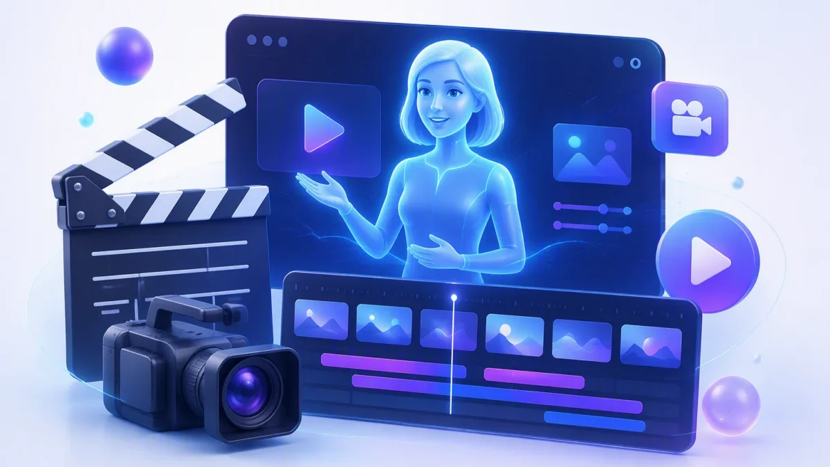Les 8 meilleurs outils IA pour créer des vidéos professionnelles